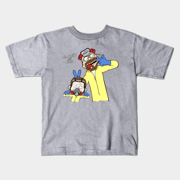 Mr. White and Jesse Kids T-Shirt by SergioDoe